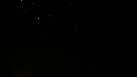 Fireworks Home Display Ba Continuous Sequence Pt1 of 2 Stock Footage 242098298