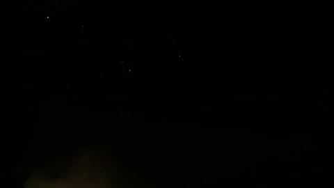 Fireworks Home Display Be Continuous Sequence Pt2 of 2 Stock Footage 242107180