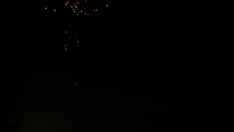 Fireworks Home Display Be Continuous Sequence Pt1 of 2 Stock Footage 242107630