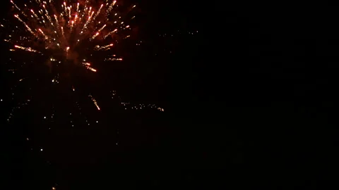 Fireworks Home Display Bf Continuous Sequence Pt1 of 3 Stock Footage 242109693