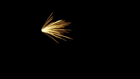 Fireworks Horsetail Stock Footage 98494142