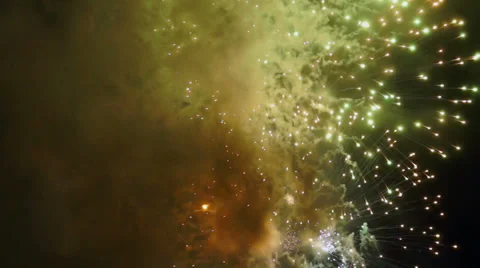 Fireworks in Iceland Stock Footage 27788057