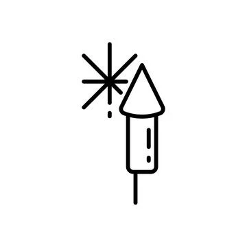 Fireworks icon design template isolated illustration Stock Illustration