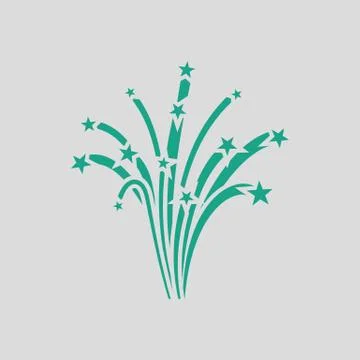 Fireworks icon Stockillustratie