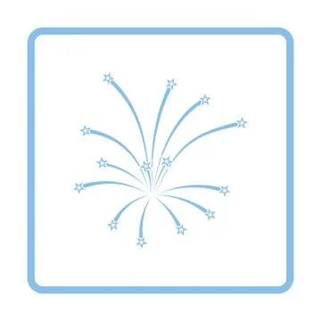 Fireworks icon Stockillustratie