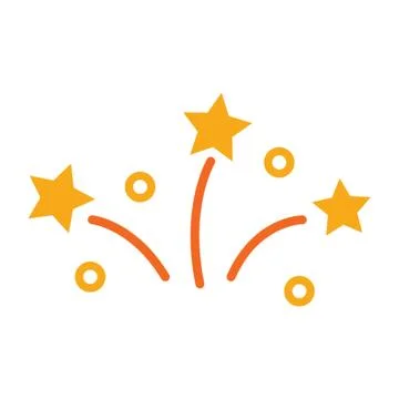 Fireworks Icon Stock Illustration