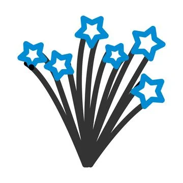 Fireworks Icon Stockillustratie