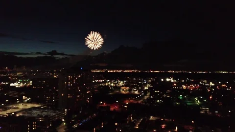 Fireworks II Stockbeeldmateriaal 123560311