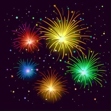 Fireworks Stock Illustration