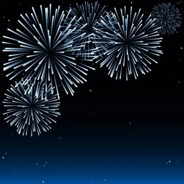 Fireworks Stock Illustration