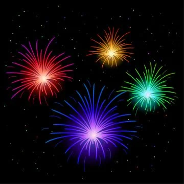 Fireworks Stock Illustration