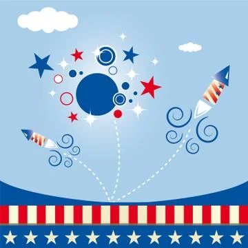 Fireworks Stock Illustration