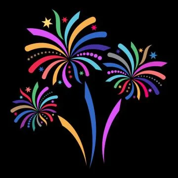 Fireworks Illustrazione stock