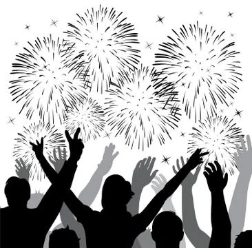 Fireworks Stock Illustration