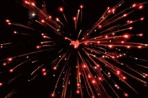 Fireworks Stock Illustration