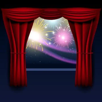 Fireworks illustration Stock Illustration