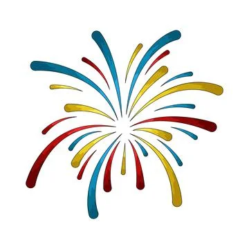 Fireworks illustration Stock Illustration