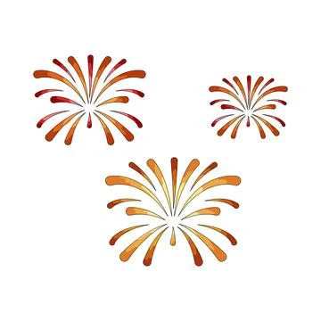 Fireworks illustration Stock Illustration