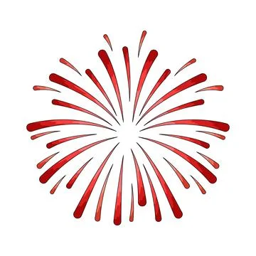 Fireworks illustration Stock Illustration
