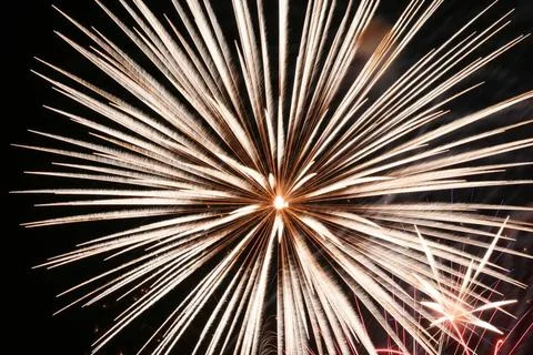  Fireworks an image of exploding fireworks at night. Copyright: xZoonar.co... 库存照片