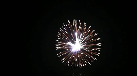 Fireworks in Key Largo Stock Footage 12873194