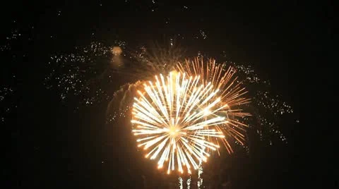 Fireworks in Key Largo Stock Footage 12885985