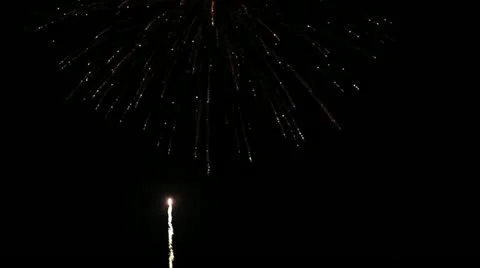 Fireworks in Key Largo Stock Footage 12891526