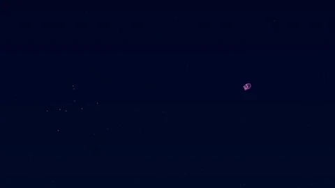 Fireworks light up the night sky with heart shapes for Valentine celebratio.. Stock Footage 326514738