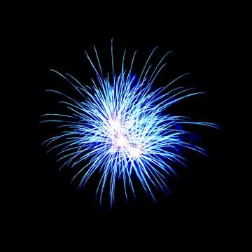 Fireworks light up in the sky, dazzling scene. Stock Photos