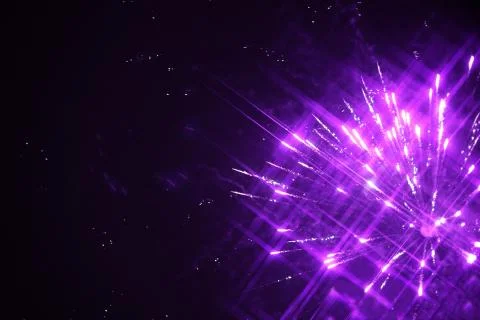 Fireworks light in sky Stock Photos