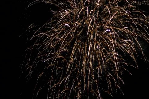 Fireworks light up the sky Stock Photos