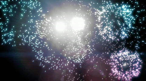 Fireworks loop Stock Footage 579556