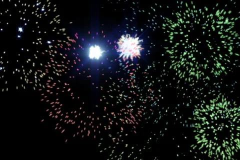 Fireworks loop Stock Footage 591865