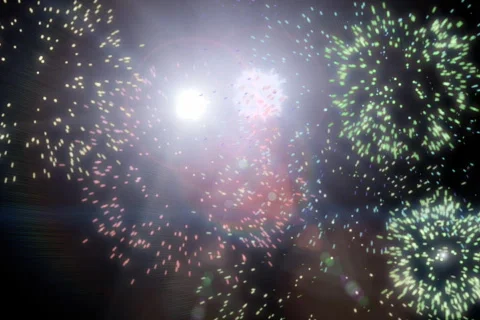 Fireworks loop Stock Footage 591870