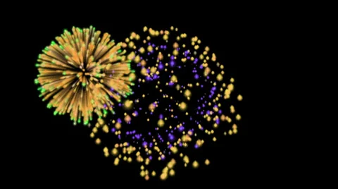 Fireworks loop Stock-Footage 33131515