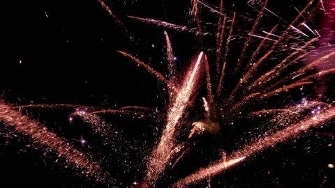 Fireworks Loop Stock Footage 97942326