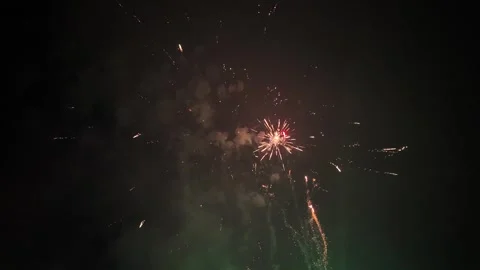 Fireworks Maui Stock Footage 260218397