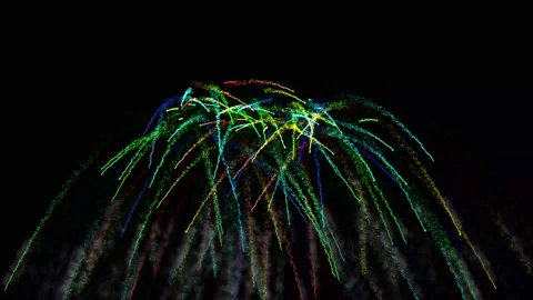 Fireworks Motion Graphics. Event, New Year or Holidays Party celebration. Stock Footage 218276942