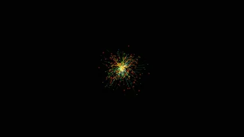 Fireworks Motion Graphics. Event, New Year or Holidays Party celebration Video stock 218276948