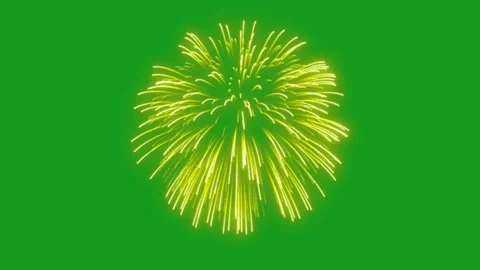 Fireworks motion graphics with green screen background Stock Footage 130938684