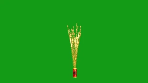 Fireworks motion graphics with green screen background Stock Footage 136398508