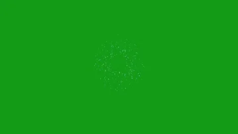 Fireworks motion graphics with green screen background Stock Footage 136806079