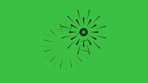 Fireworks motion graphics with green screen background. Stock Footage 220775200