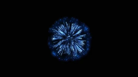 Fireworks motion graphics with night background Stock Footage 134027913