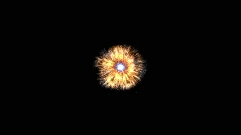 Fireworks motion graphics with night background Stock Footage 150651908