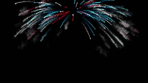 Fireworks Motion Loop Background Video Stock Footage 145878067