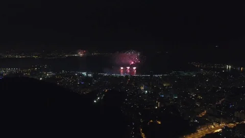 Fireworks in the New Year. Stock Footage 81139671