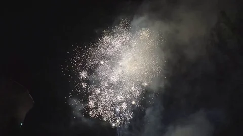 Fireworks for the new year Stock Footage 84284499