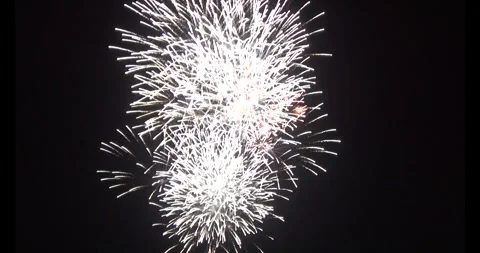 Fireworks on new year Stock Footage 300343775
