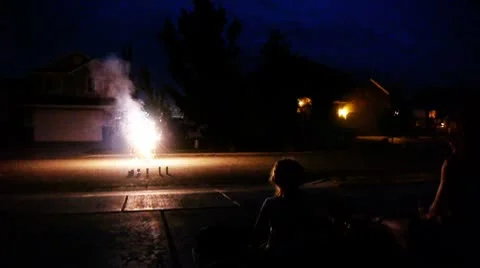 Fireworks at night 3 Vidéo 8907773
